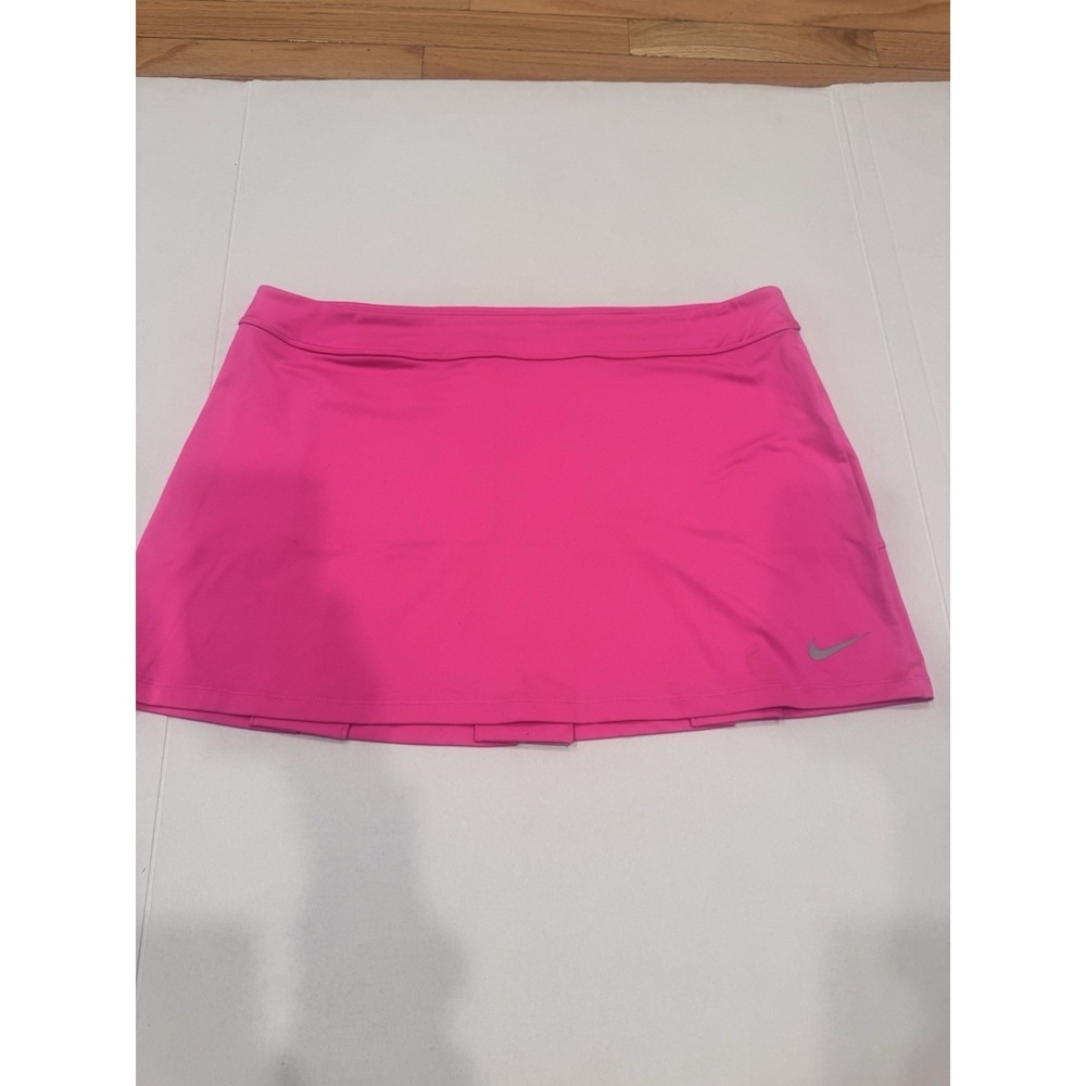 Nike Golf Tour Performance Dri-FIT Skort Pink Pleated Athletic Skirt Womens XL